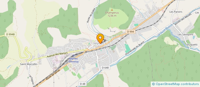 localisation de l'entreprise BONFILS MARTHE ET RENEE  VEYNES