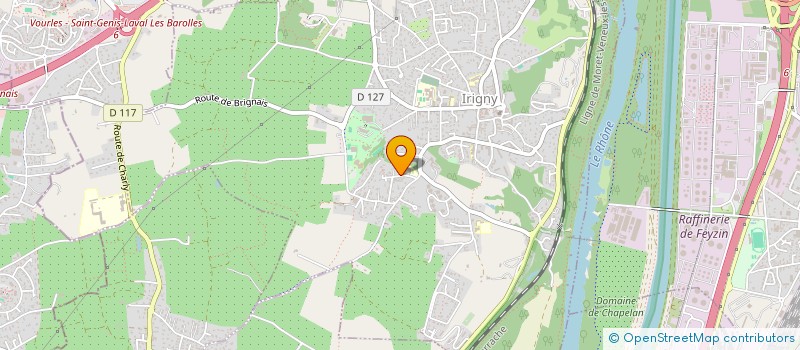 localisation de l'entreprise BONFON  IRIGNY