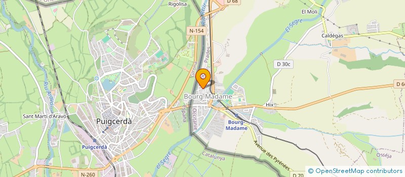 localisation de l'entreprise BONFOR  BOURG-MADAME