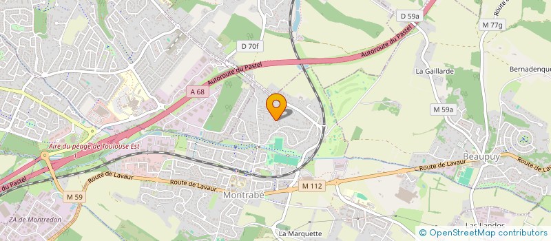 localisation de l'entreprise BONFORT  MONTRABE