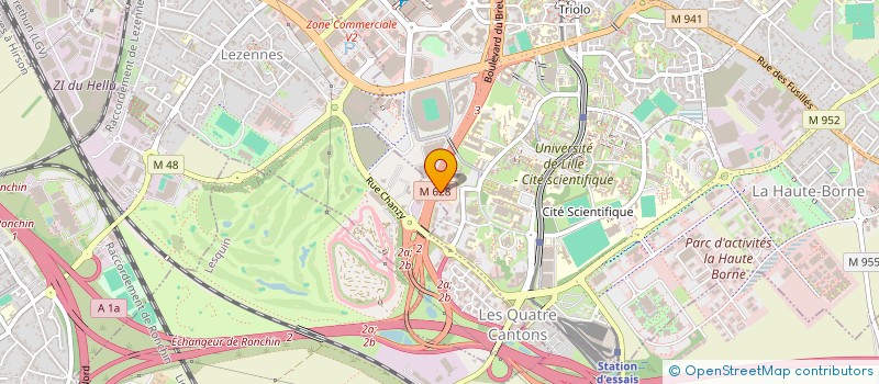 localisation de l'entreprise BONFRAIS  VILLENEUVE-D'ASCQ