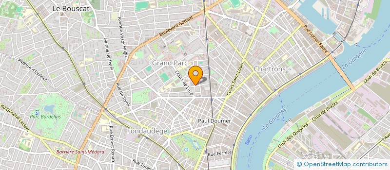 localisation de l'entreprise BONFRANTI AND CO à BORDEAUX