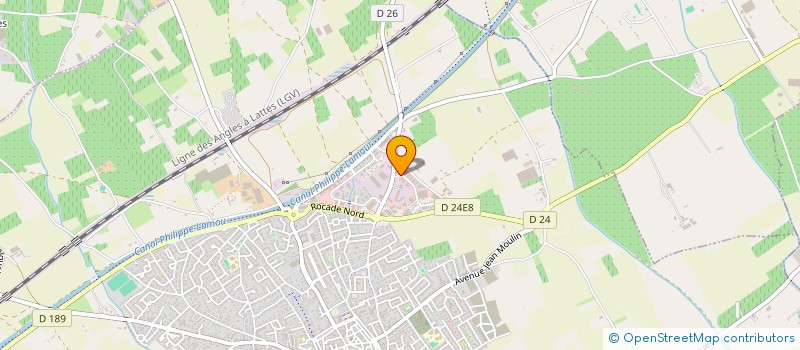 localisation de l'entreprise BONGA SCI  MAUGUIO