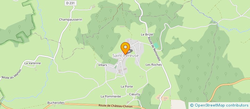 localisation de l'entreprise BONGARD BAZOT ET FILS à SAINT-PEREUSE