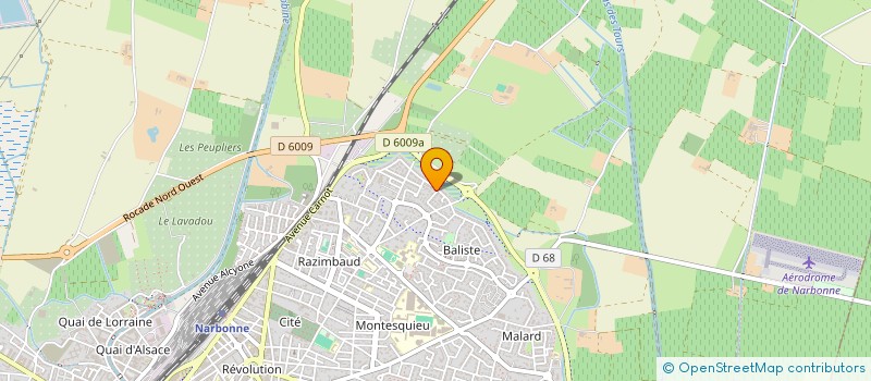 localisation de l'entreprise BONGBONG à NARBONNE