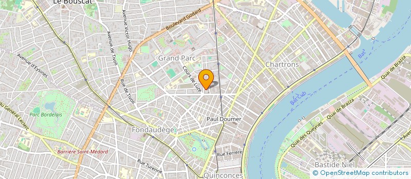 localisation de l'entreprise BONGIOANNI FRANCE -DIVIS MAT DE SCIERIE à BORDEAUX