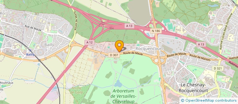 localisation de l'entreprise BONGRAND  LE CHESNAY-ROCQUENCOURT