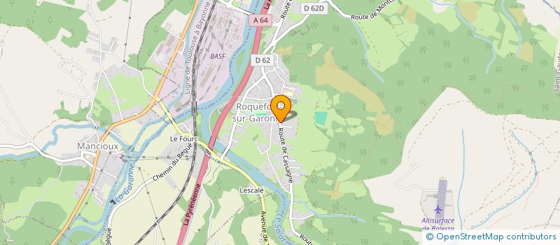 localisation de l'entreprise BONGUY  ROQUEFORT-SUR-GARONNE
