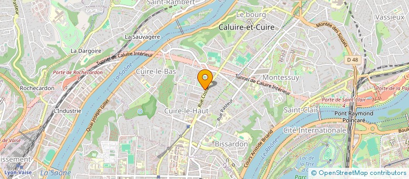 localisation de l'entreprise BONHER  CALUIRE-ET-CUIRE