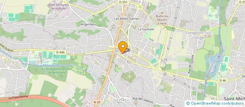 localisation de l'entreprise BONHEUR 2 à MONTLHERY
