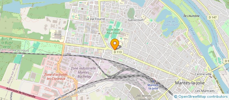 localisation de l'entreprise BONHEUR 21  MANTES-LA-JOLIE