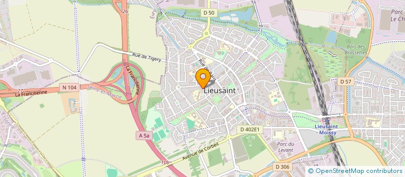 localisation de l'entreprise BONHEUR  LIEUSAINT