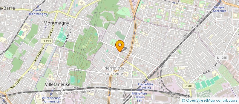 localisation de l'entreprise BONHEUR à PIERREFITTE-SUR-SEINE