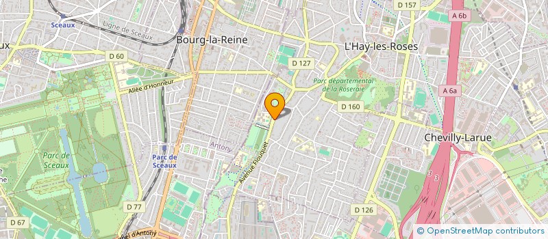 localisation de l'entreprise BONHEUR  L'HAY-LES-ROSES