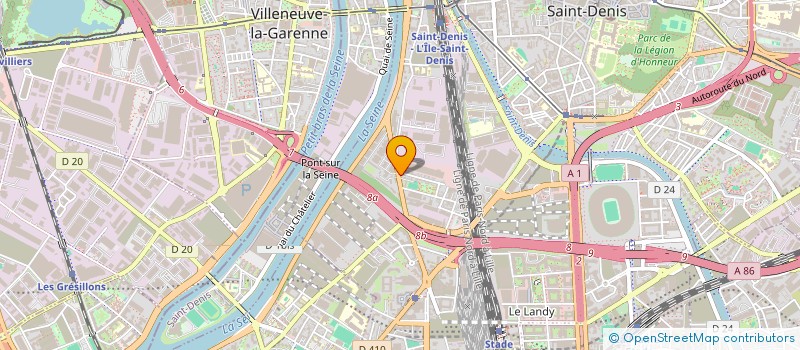 localisation de l'entreprise BONHEUR à SAINT-DENIS
