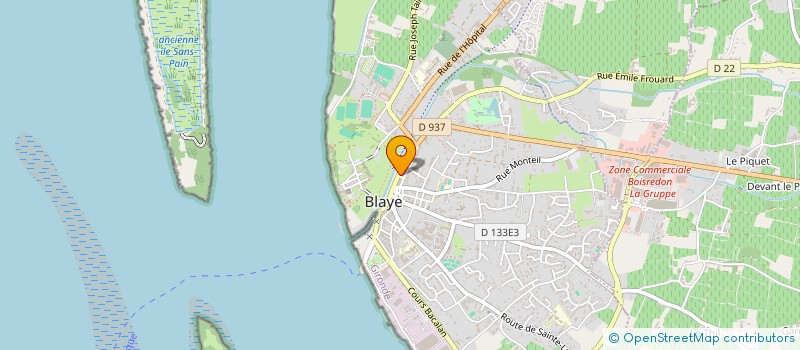 localisation de l'entreprise BONHEUR à BLAYE