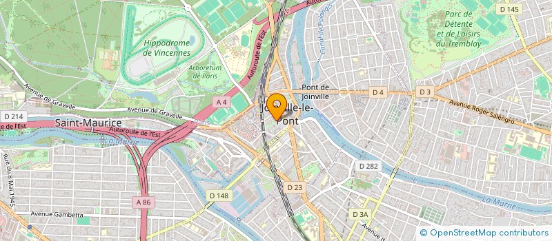 localisation de l'entreprise BONHEUR à JOINVILLE-LE-PONT