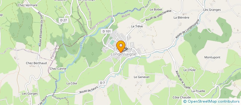 localisation de l'entreprise BONHEUR D'AMARANTE à CHAMBOST-LONGESSAIGNE