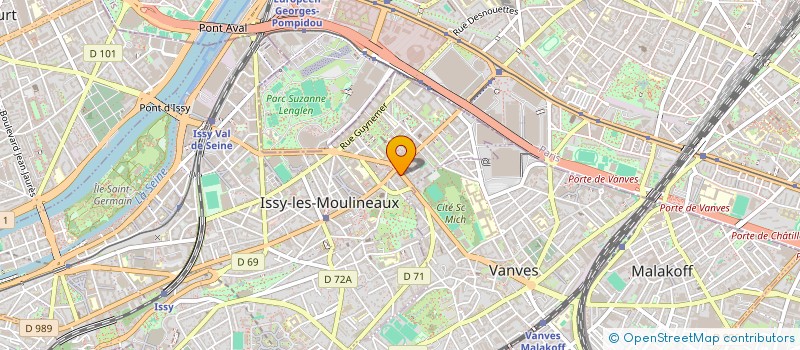localisation de l'entreprise BONHEUR D'ISSY à ISSY-LES-MOULINEAUX