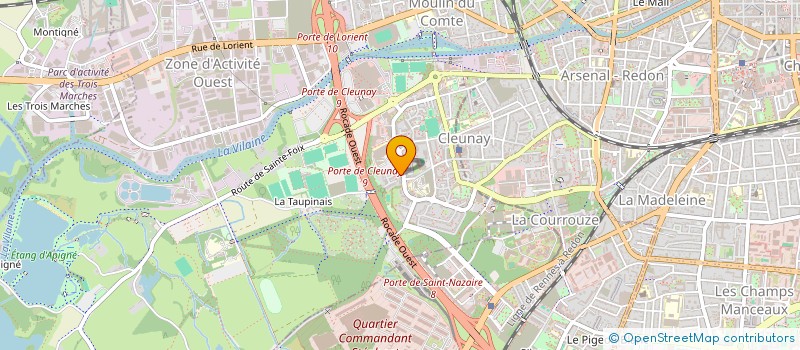 localisation de l'entreprise BONHEUR DANS L'IMMO  RENNES