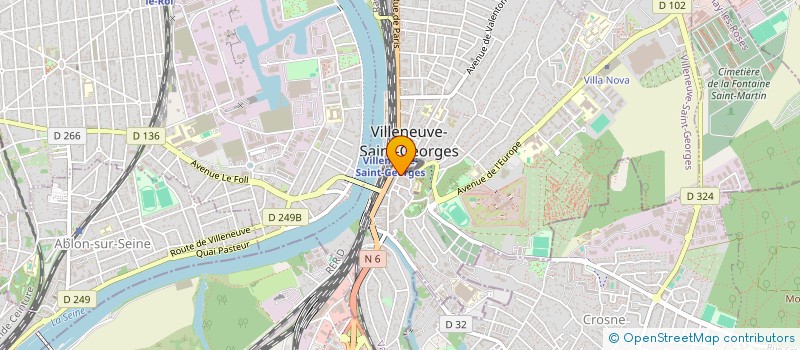 localisation de l'entreprise BONHEUR DE VILLENEUVE  VILLENEUVE-SAINT-GEORGES