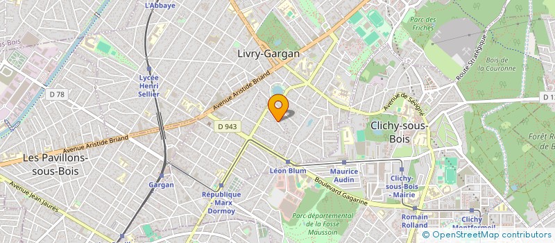 localisation de l'entreprise BONHEUR DUBOIS à LIVRY-GARGAN