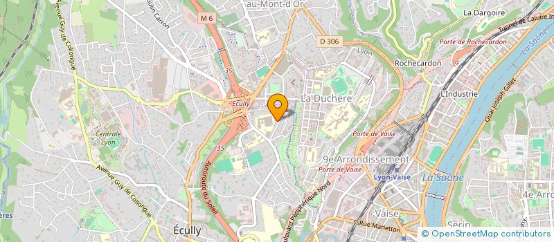 localisation de l'entreprise BONHEUR ECULLY  ECULLY