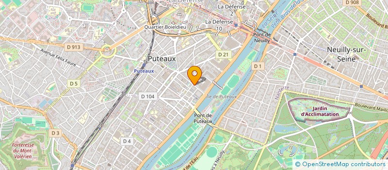 localisation de l'entreprise BONHEUR ET BEAUTE à PUTEAUX