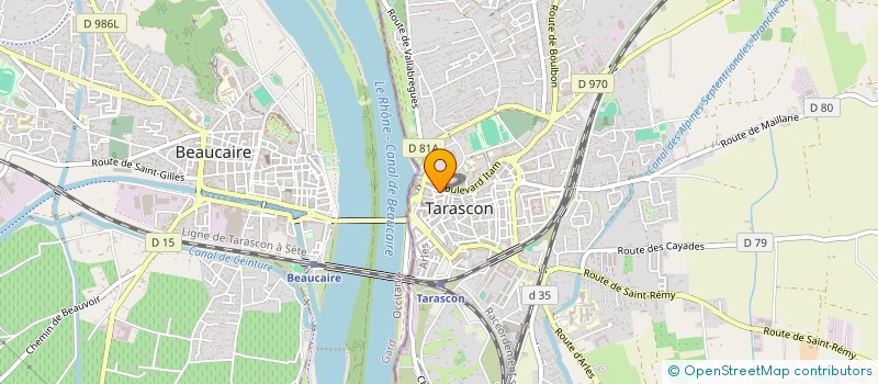 localisation de l'entreprise BONHEUR ET PARTAGE  TARASCON