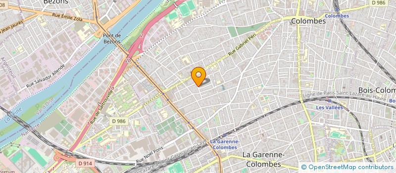 localisation de l'entreprise BONHEUR NBM à COLOMBES