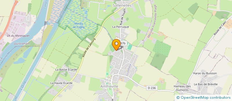 localisation de l'entreprise BONHEUR OGER SOCIETE CIVILE  AMFREVILLE