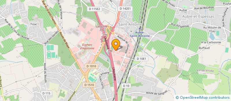 localisation de l'entreprise BONHEUR ROUGE  SAINT-ANDRE-DE-CUBZAC