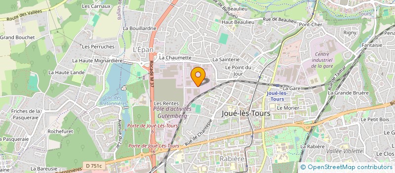 localisation de l'entreprise BONHOM SAS  SAINT-ALBAN