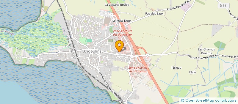 localisation de l'entreprise BONHOMME  ANGOULINS