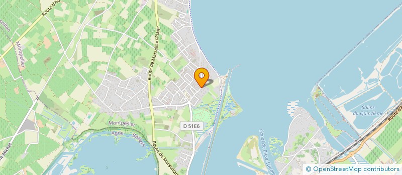 localisation de l'entreprise BONHOMME à MARSEILLAN