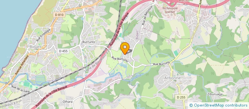 localisation de l'entreprise BONHOMME - COSTA INDIVISION à BIDART