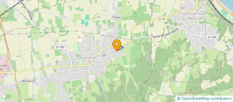 localisation de l'entreprise BONHOMME DEVELOPPEMENT  CHASSELAY