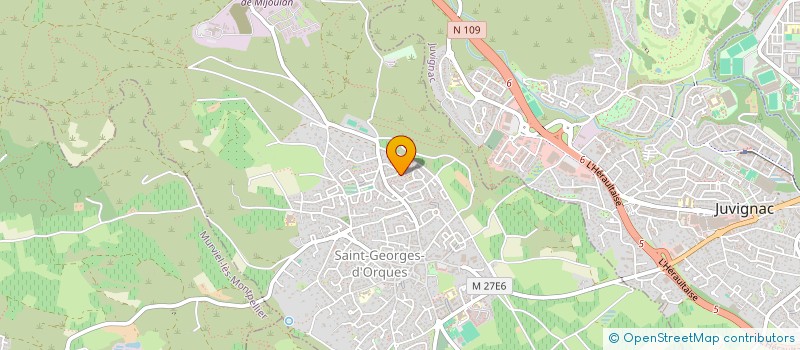 localisation de l'entreprise BONHOMME PISCINES  SAINT-GEORGES-D'ORQUES