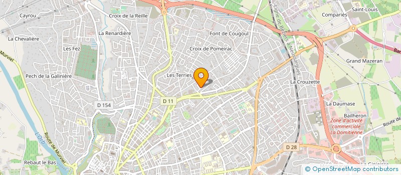 localisation de l'entreprise BONHOMME SEBASTIEN  BEZIERS