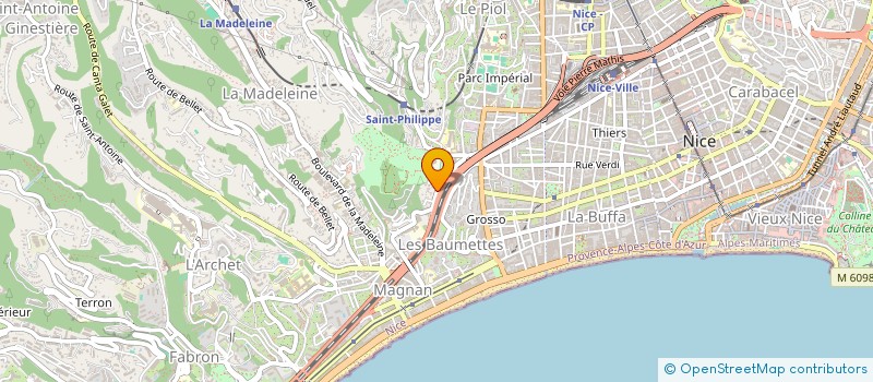 localisation de l'entreprise BONI  NICE