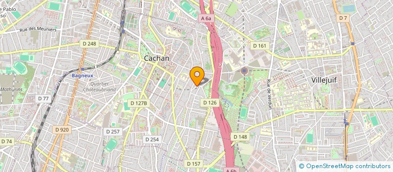 localisation de l'entreprise BONI  CACHAN