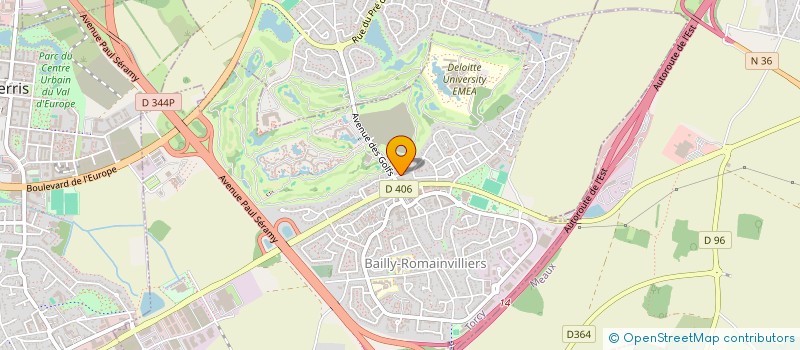 localisation de l'entreprise BONI  BAILLY-ROMAINVILLIERS