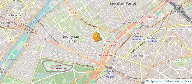 localisation de l'entreprise BONI'S à NEUILLY-SUR-SEINE