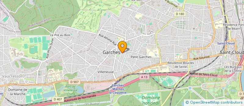 localisation de l'entreprise BONIBAR à GARCHES