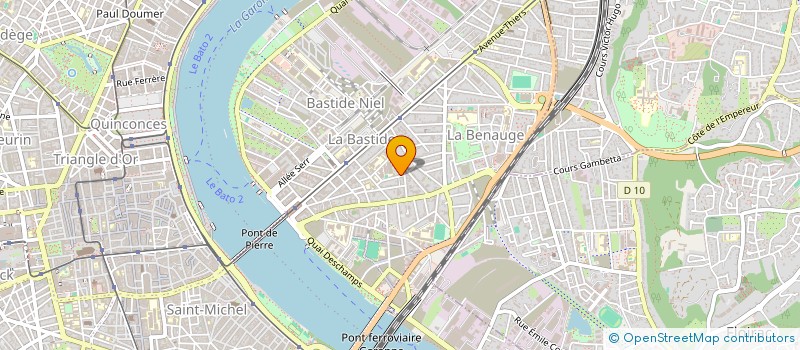 localisation de l'entreprise BONIE  BORDEAUX