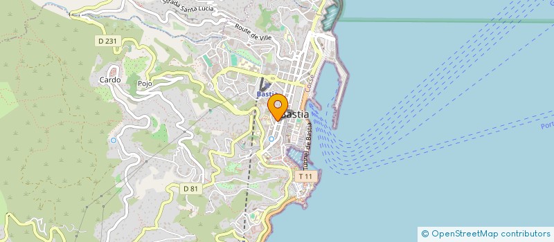 localisation de l'entreprise BONIE LEONE à BASTIA
