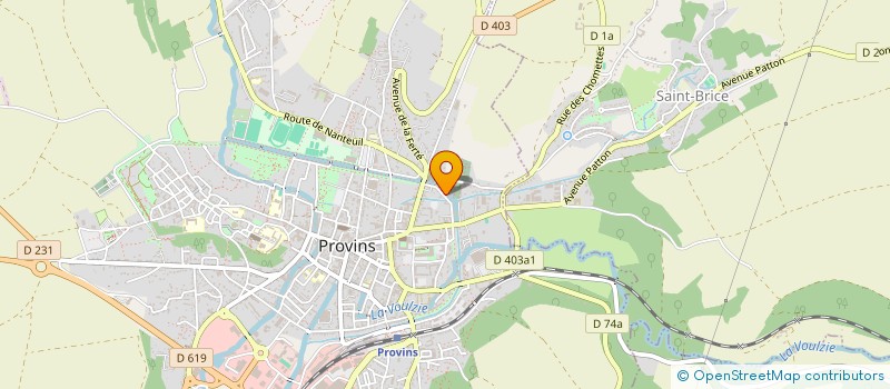 localisation de l'entreprise BONIFACE ET FILS à PROVINS