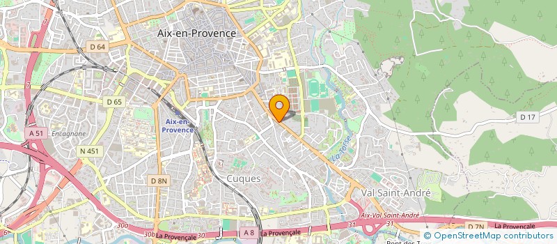 localisation de l'entreprise BONIFACI A FEDERICI D BOLLORE à AIX-EN-PROVENCE