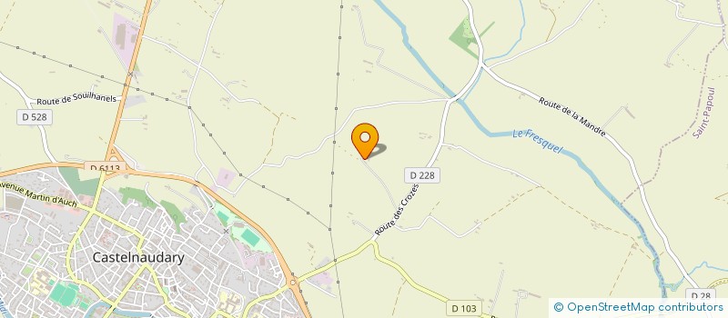 localisation de l'entreprise BONIFACIO  CASTELNAUDARY