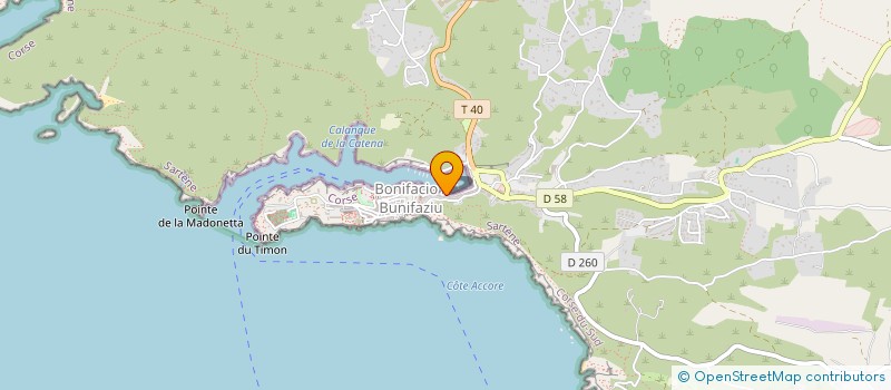 localisation de l'entreprise BONIFIMO à BONIFACIO